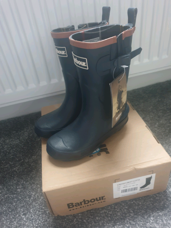 childrens barbour wellies